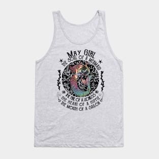 May Girl The Soul Of A Mermaid Hippie T-shirt Tank Top